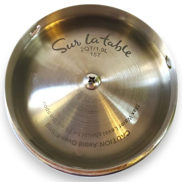 Sur La Table Whistling Tea Kettle - Apple Green Enamel - Preowned / Chipped - Picture 8 of 12